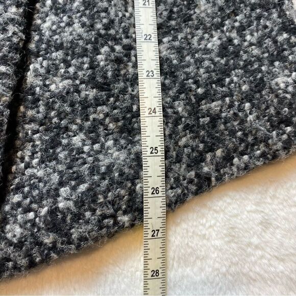 Johnston & Murphy Wool Blend Black Gray White Coat Size Small - Picture 12 of 13